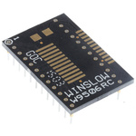Winslow Straight Through Hole Mount 1.27 mm, 2.54 mm Pitch IC Socket Adapter, 24 Pin Female SOP to 24 Pin Male DIP