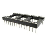 RS PRO 2.54mm Pitch 14 Way, Through Hole Turned Pin IC Dip Socket, 3A