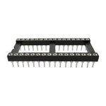 RS PRO 2.54mm Pitch 20 Way, Through Hole Turned Pin IC Dip Socket, 3A