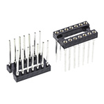 Winslow 2.54mm Pitch Vertical 14 Way, Through Hole Turned Pin Open Frame IC Dip Socket, 5A