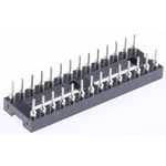 Winslow 2.54mm Pitch Vertical 28 Way, Through Hole Turned Pin Open Frame IC Dip Socket, 5A