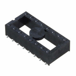 Samtec, ICF 2.54mm Pitch Vertical 16 Way, PCB Mount Stamped Pin Open Frame IC Dip Socket
