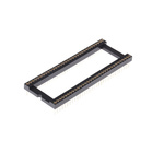 Winslow 1.77mm Pitch Vertical 64 Way, Through Hole Turned Pin Open Frame IC Dip Socket, 5A