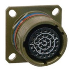 Amphenol Limited, D38999 Threaded Entry 66 Way Panel Mount MIL Spec Circular Connector Plug, Pin Contacts,Shell Size