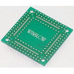 Winslow Straight Through Hole Mount 0.5 mm, 2.54 mm Pitch IC Socket Adapter, 100 Pin Female QFP to 100 Pin Male PGA