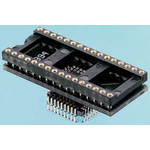 Winslow Straight 1.27 mm, 15.24 mm Pitch IC Socket Adapter, 28 Pin Male DIP to 32 Pin Female PLCC