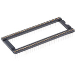 E-TEC 1.778mm Pitch Vertical 64 Way, Through Hole Turned Pin Open Frame IC Dip Socket, 3A