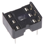 ASSMANN WSW 2.54mm Pitch Vertical 6 Way, Through Hole Stamped Pin Open Frame IC Dip Socket, 1A