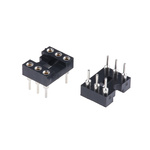 ASSMANN WSW 2.54mm Pitch Vertical 6 Way, Through Hole Turned Pin Open Frame IC Dip Socket, 3A