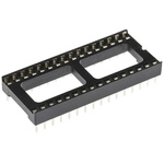 ASSMANN WSW 2.54mm Pitch Vertical 32 Way, Through Hole Stamped Pin Open Frame IC Dip Socket, 1A