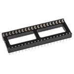 ASSMANN WSW 2.54mm Pitch Vertical 40 Way, Through Hole Stamped Pin Open Frame IC Dip Socket, 1A