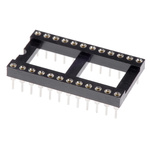 ASSMANN WSW 2.54mm Pitch Vertical 24 Way, Through Hole Turned Pin Open Frame IC Dip Socket, 3A