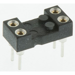 Preci-Dip 2.54mm Pitch Vertical 4 Way, Through Hole Turned Pin Open Frame IC Dip Socket, 1A