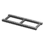 Aries Electronics 2.54mm Pitch Vertical 28 Way, SMT Open Frame IC Dip Socket, 3A