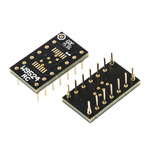 Winslow Straight Through Hole Mount 0.65 mm, 2.54 mm Pitch IC Socket Adapter, 14 Pin Female SOP to 14 Pin Male DIP