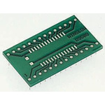 Winslow Straight Through Hole Mount 1.27 mm, 2.54 mm Pitch IC Socket Adapter, 44 Pin Female SOP to 44 Pin Male DIP