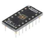 Winslow Straight Through Hole Mount 0.5 mm, 2.54 mm Pitch IC Socket Adapter, 16 Pin Female QFN to 16 Pin Male DIP