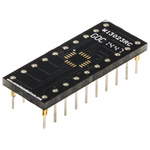 Winslow Straight Through Hole Mount 0.5 mm, 2.54 mm Pitch IC Socket Adapter, 20 Pin Female QFN to 20 Pin Male DIP