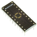 Winslow Straight Through Hole Mount 0.5 mm, 2.54 mm Pitch IC Socket Adapter, 28 Pin Female QFN to 28 Pin Male DIP