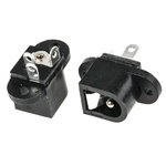 RS PRO DC Socket Rated At 1.0A, 12.0 V, PCB Mount, length 16.1mm, Nickel