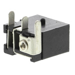 RS PRO DC Socket Rated At 1.0A, 12.0 V, PCB Mount, length 8.0mm, Nickel