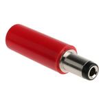 RS PRO DC Plug Rated At 5.0A, 12.0 V, Cable Mount, length 23.6mm, Nickel