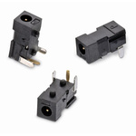 Wurth Elektronik, WR-DC Right Angle DC Socket Rated At 2.0A, 12.0 V, Panel Mount, length 5.0mm, Gold, Tin