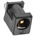 Wurth Elektronik, WR-DC DC Socket Rated At 3.0A, 20.0 V, Panel Mount, length 9.0mm, Gold, Tin