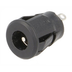 Lumberg, 1610 DC Socket Rated At 500.0mA, 12.0 V, Snap-In, length 14.4mm, Nickel