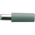 Lumberg, NES/J DC Plug Rated At 500.0mA, 12.0 V, length 29.5mm, Nickel