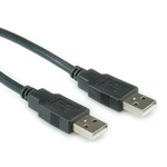 Roline Male USB A to Male USB A USB Cable, 4.5m, USB 2.0