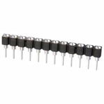 20 Way HARWIN Vertical Through Hole 2.54mm SIL Socket, Solder, 1A