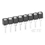 10 Way TE Connectivity Through Hole 2.54mm SIL Socket, Solder, 1A 1 kV ac, 500 V ac