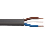 Prysmian 2+E Core 6 mm² Power Cable, Grey Polyvinyl Chloride PVC Sheath 50m, 47 A 240 V
