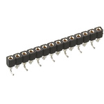 7 Way Preci-Dip Straight SMT 2.54mm SIL Socket, Solder, 3A 100 V ac, 150 V dc