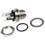 Switchcraft DC Socket Rated At 5.0A, 30.0 V, Panel Mount, length 26.3mm, Silver, IP68