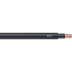 Lapp 3 Core 1.5 mm² Mains Power Cable, Black Polyvinyl Chloride PVC Sheath 50m, 19 A 1 kV, 600 V, NYY-J