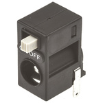 RS PRO DC Socket Rated At 2.0A, PCB Mount, length 18.2mm, Silver