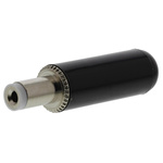 Switchcraft DC Plug Rated At 5.0A, Cable Mount, length 36mm, Tin