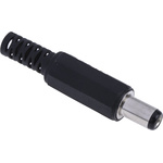 RS PRO DC Plug Rated At 1.0A, 12.0 V, Cable Mount, length 44.0mm, Nickel