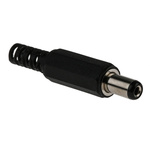 RS PRO DC Plug Rated At 1.0A, 12.0 V, Cable Mount, length 44.0mm, Nickel