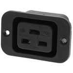 RS PRO C19 Panel Mount IEC Connector Socket, 20A, 250 V