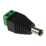 RS PRO DC Plug Rated At 2A, 16 V, Cable Mount, Nickel Plated