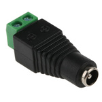 RS PRO DC Socket Rated At 1A, 16 V, Cable Mount, Nickel Plated