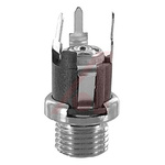 Switchcraft, PC7 DC Socket Rated At 5.0A, 12.0 V, Panel Mount, length 20.8mm, Silver