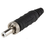 Switchcraft, S762KS DC Plug Rated At 5.0A, Cable Mount, length 57mm, Nickel, IP68
