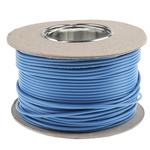 RS PRO 1 Core 2.5 mm² Power Cable, Blue Polyvinyl Chloride PVC Sheath 100m, 750 V, H07V-K