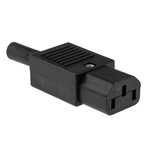 Bulgin C13 Cable Mount IEC Connector Socket, 10A, 250 V