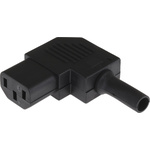 Bulgin C13 Right Angle Cable Mount IEC Connector Socket, 10A, 250 V