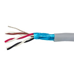 Alpha Wire 3 Pair Screened Multipair Industrial Cable 0.09 mm²(CE, CSA, UL) Grey 30m EcoCable Mini Series